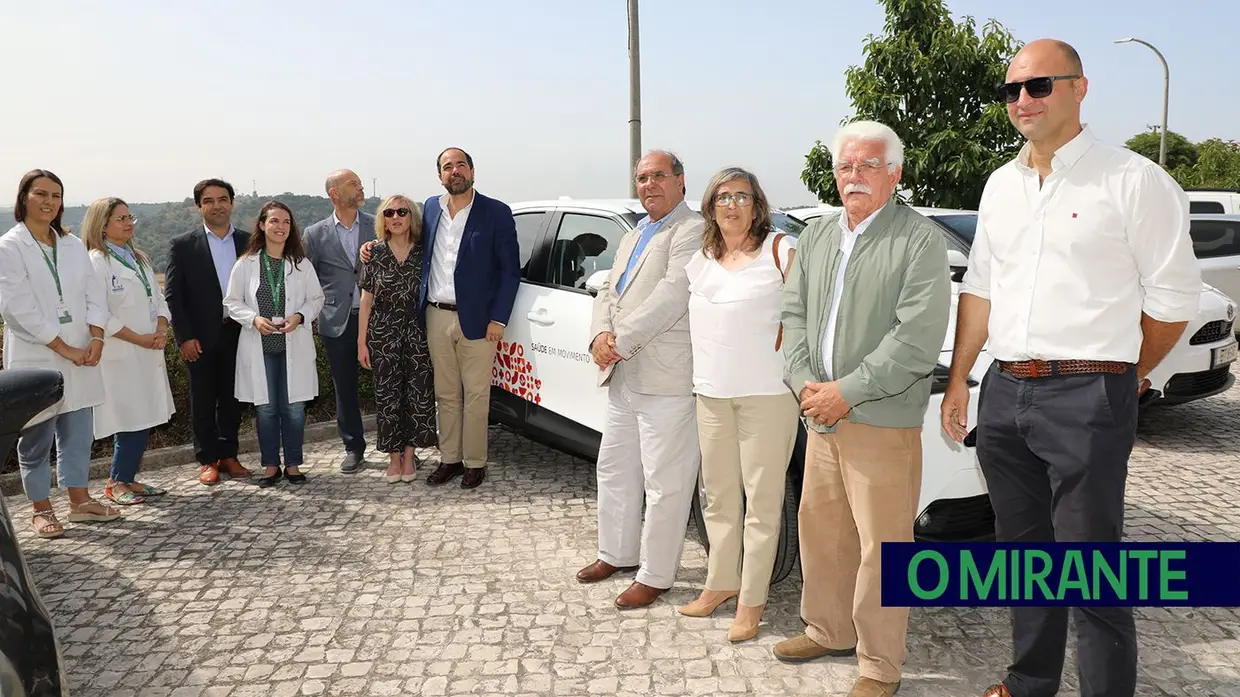 Unidades de saúde de Pernes e de Santarém recebem viaturas eléctricas