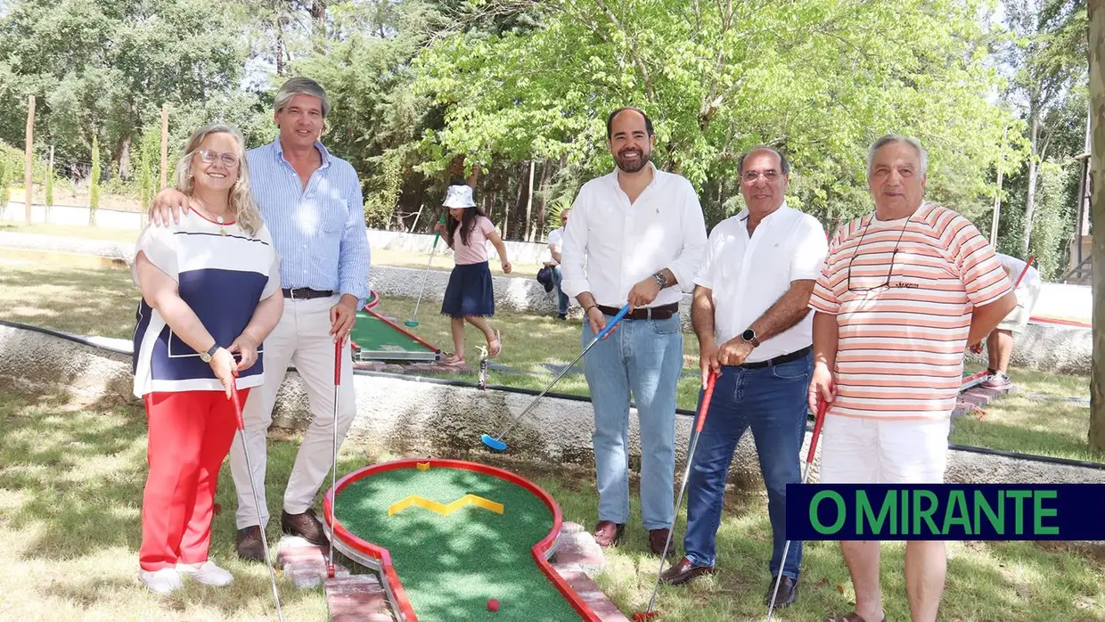 Parque de lazer da Póvoa da Isenta já tem campo de minigolfe