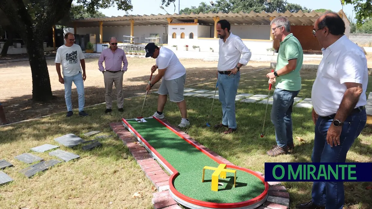 Parque de lazer da Póvoa da Isenta já tem campo de minigolfe