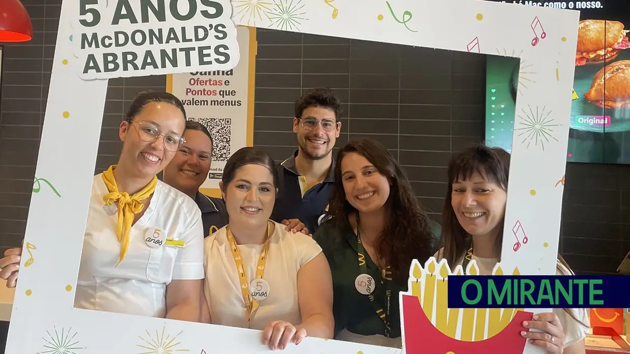 McDonald’s Abrantes celebra cinco anos ao serviço da comunidade