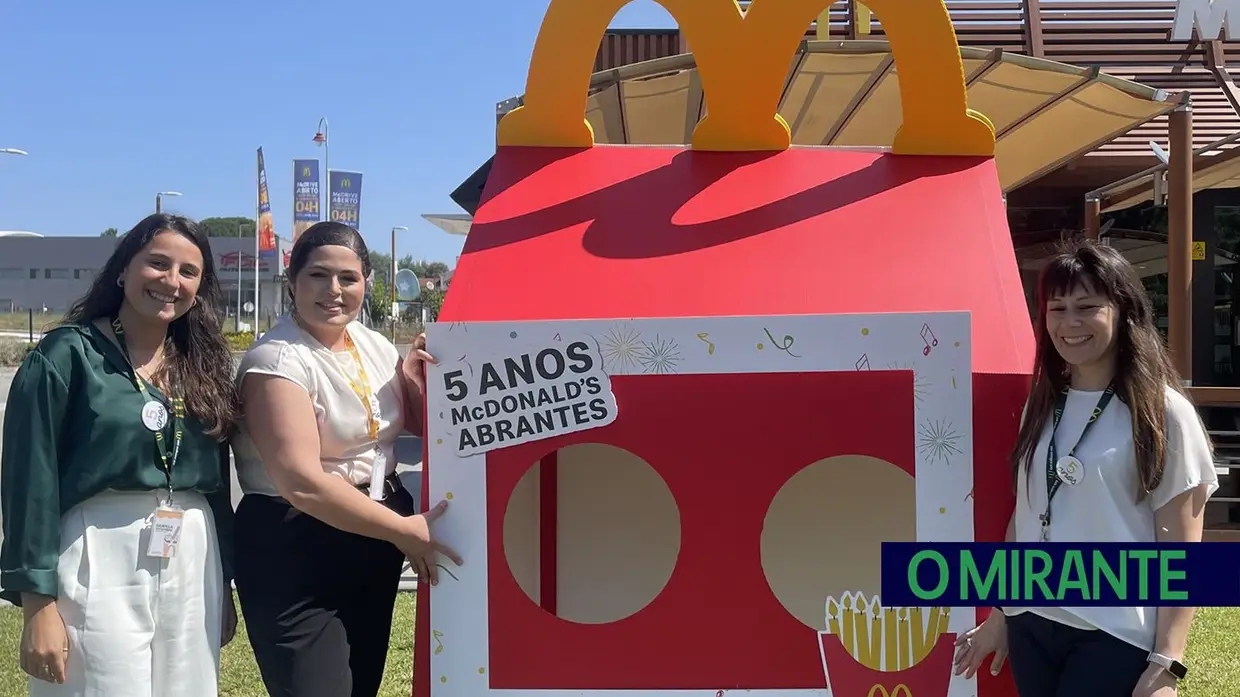 McDonald’s Abrantes celebra cinco anos ao serviço da comunidade