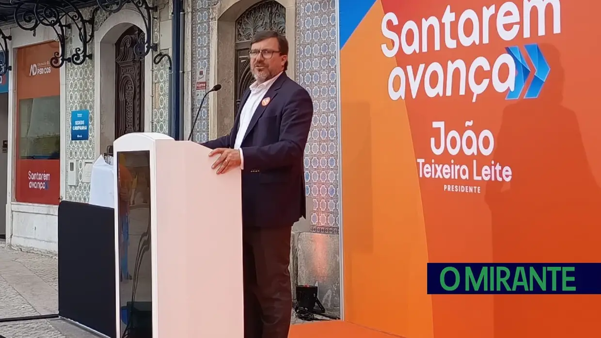 João Leite apresentou candidatura à Câmara de Santarém com praça cheia