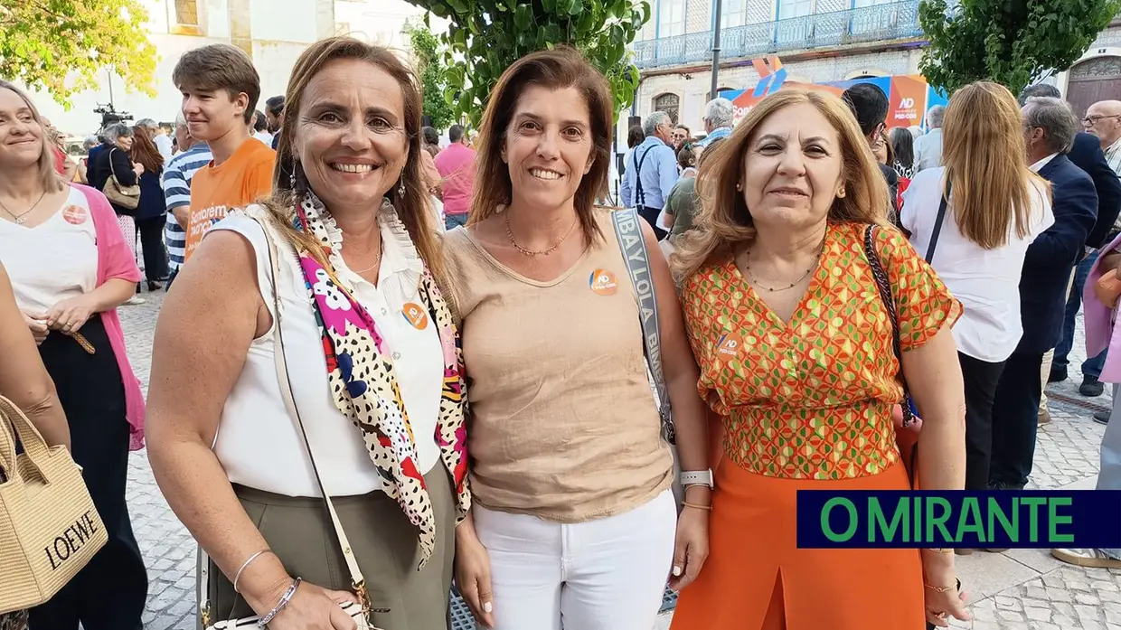 João Leite apresentou candidatura à Câmara de Santarém com praça cheia