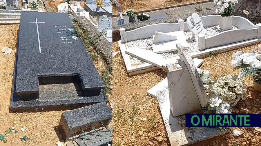 Vandalismo no cemitério de Fungalvaz gera indignação Vandalismo no cemitério de Fungalvaz gera indignação