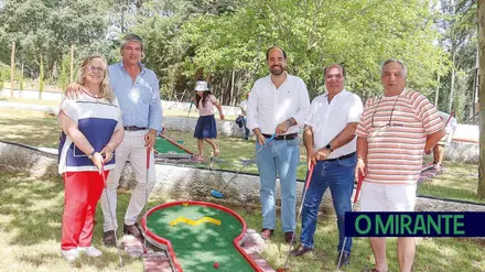 Parque de lazer da Póvoa da Isenta já tem campo de minigolfe Parque de lazer da Póvoa da Isenta já tem campo de minigolfe