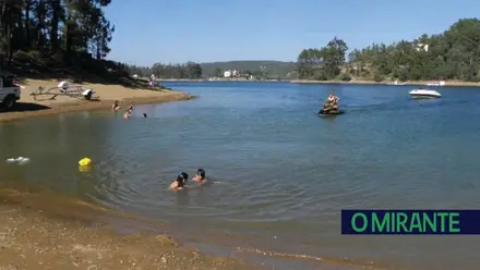 Praia fluvial de Alverangel, em Tomar. Foto Município de Tomar Praia fluvial de Alverangel, em Tomar. Foto Município de Tomar