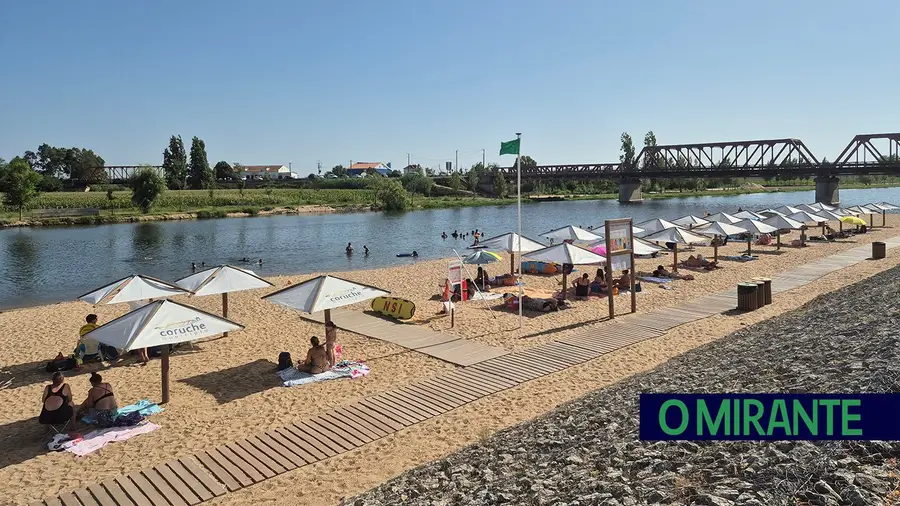 Praia Fluvial do Sorraia volta a cumprir parâmetros legais de qualidade da água
