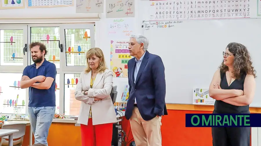 Luís Albuquerque respondeu às questões dos alunos da EB do Pinheiro em Ourém Luís Albuquerque respondeu às questões dos alunos da EB do Pinheiro em Ourém