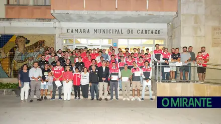 Clubes de futebol do concelho do Cartaxo homenageados pelo município