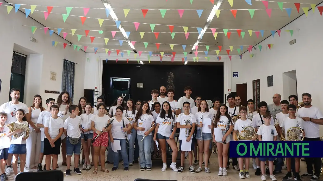 Pedrógão, em Torres Novas, acolheu jovens músicos no 2º Encontro de Escolas de Música