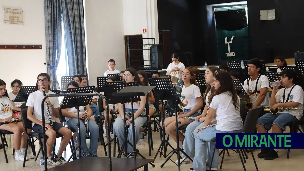 Pedrógão, em Torres Novas, acolheu jovens músicos no 2º Encontro de Escolas de Música
