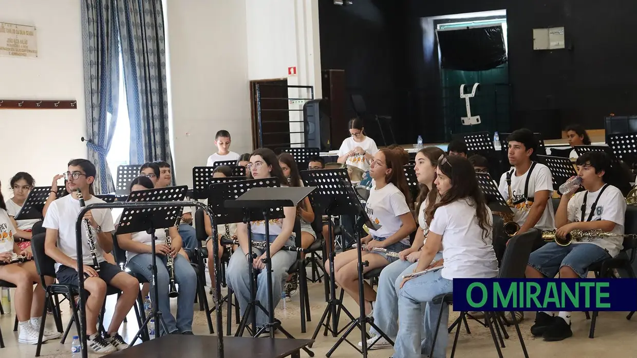 Pedrógão, em Torres Novas, acolheu jovens músicos no 2º Encontro de Escolas de Música
