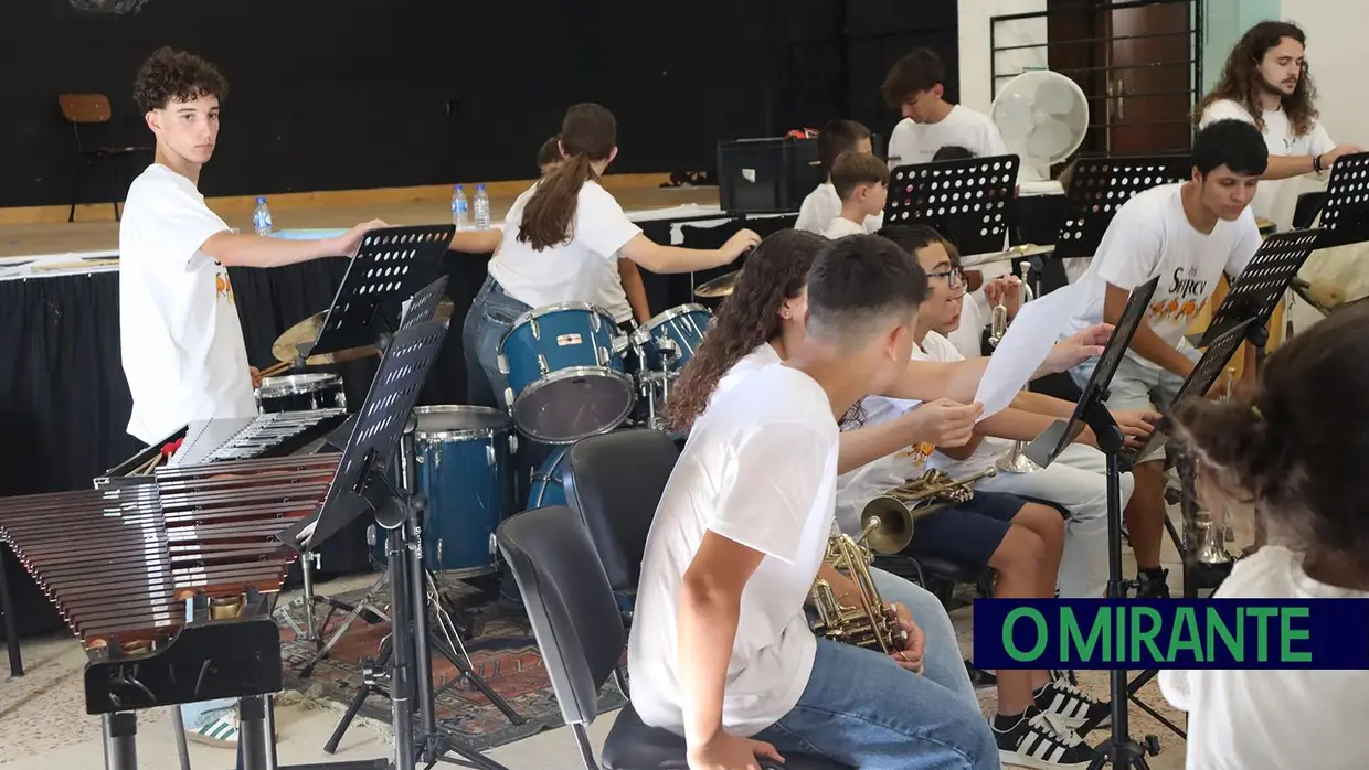 Pedrógão, em Torres Novas, acolheu jovens músicos no 2º Encontro de Escolas de Música
