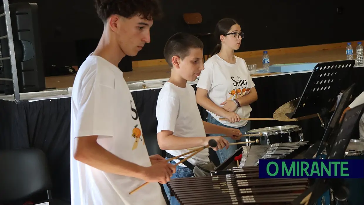 Pedrógão, em Torres Novas, acolheu jovens músicos no 2º Encontro de Escolas de Música