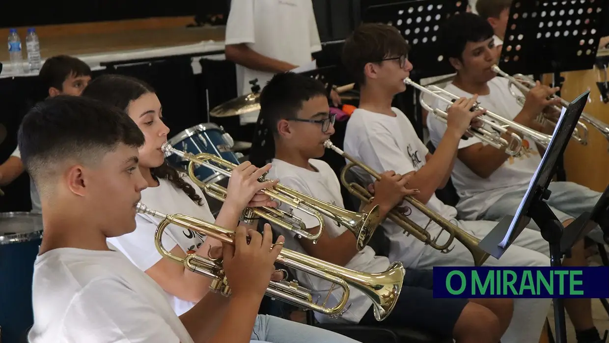 Pedrógão, em Torres Novas, acolheu jovens músicos no 2º Encontro de Escolas de Música