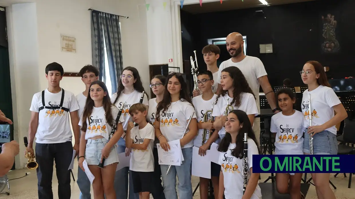 Pedrógão, em Torres Novas, acolheu jovens músicos no 2º Encontro de Escolas de Música