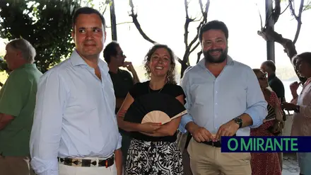 Pedro Sereno, Filipa Fernandes e Hugo Cristóvão. Foto Município de Tomar