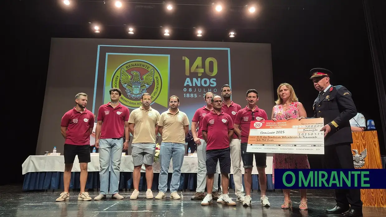 Bombeiros Voluntários de Benavente assinalaram 140 anos de dedicação à causa pública