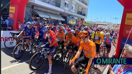 Volta a Portugal em bicicleta com etapa ribatejanas