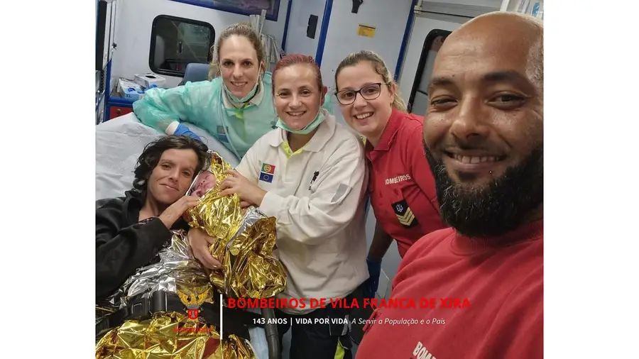 Lucas nasceu em casa com a ajuda dos Bombeiros de Vila Franca de Xira