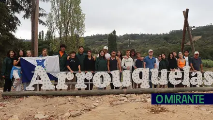 Arrouquelas volta a receber centenas de voluntários estrangeiros para ajudar na prevenção de incêndios