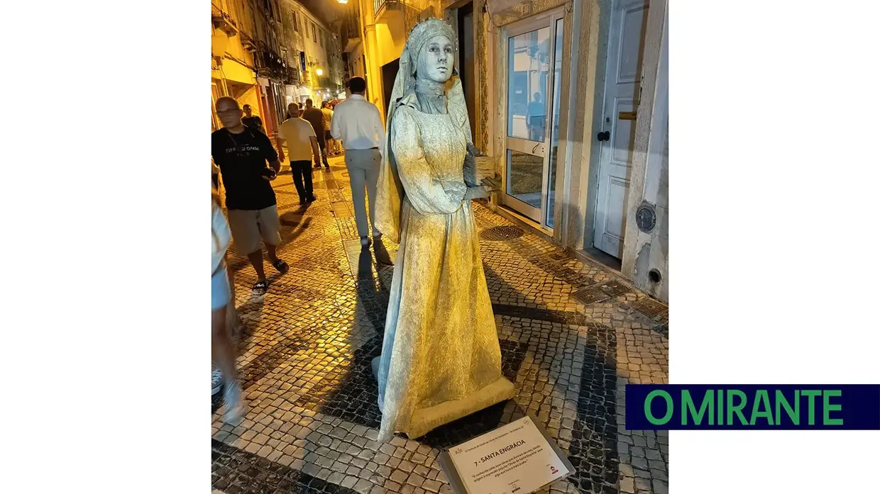 Festival de estátuas vivas animou centro histórico de Santarém