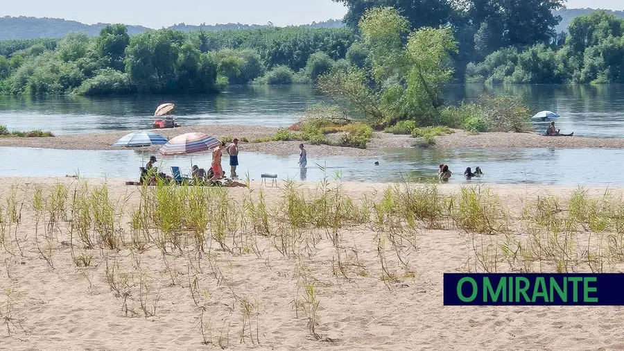 Praia do Patacão em Alpiarça é uma das mais concorridas da Lezíria