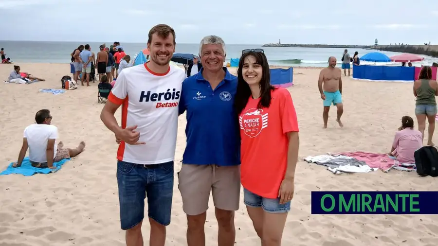 Nadadores de Ferreira do Zêzere em destaque em Peniche