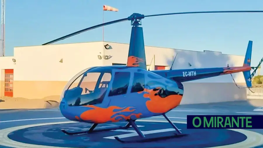 Heliporto de Samora estreado por padrinho à espanhola Heliporto de Samora estreado por padrinho à espanhola