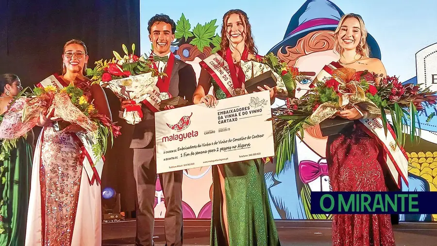 Beatriz Costa e Miguel Isidro são os novos embaixadores da vinha e do vinho do Cartaxo