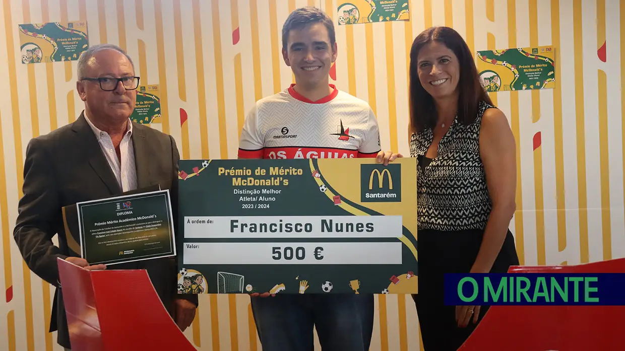 Associação de Futebol de Santarém e McDonald’s premeiam desempenho de estudantes atletas