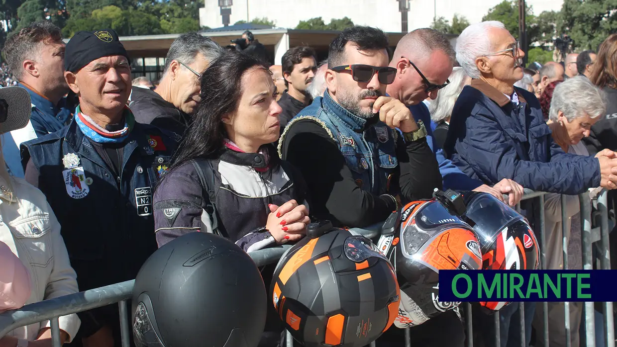 Milhares de motociclistas na Bênção dos Capacetes em Fátima
