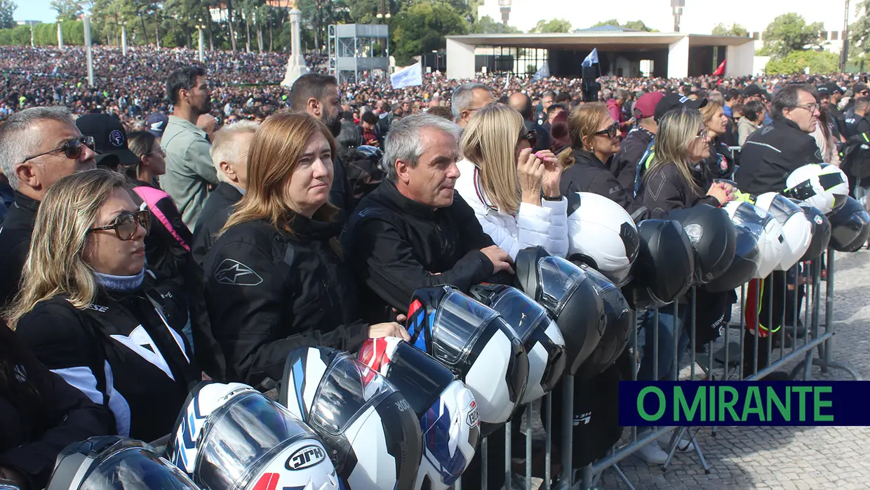Milhares de motociclistas na Bênção dos Capacetes em Fátima