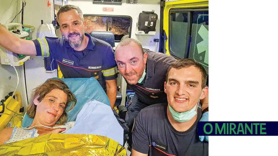 Verónica Pereira tem quarto filho em ambulância a caminho do Hospital de Abrantes