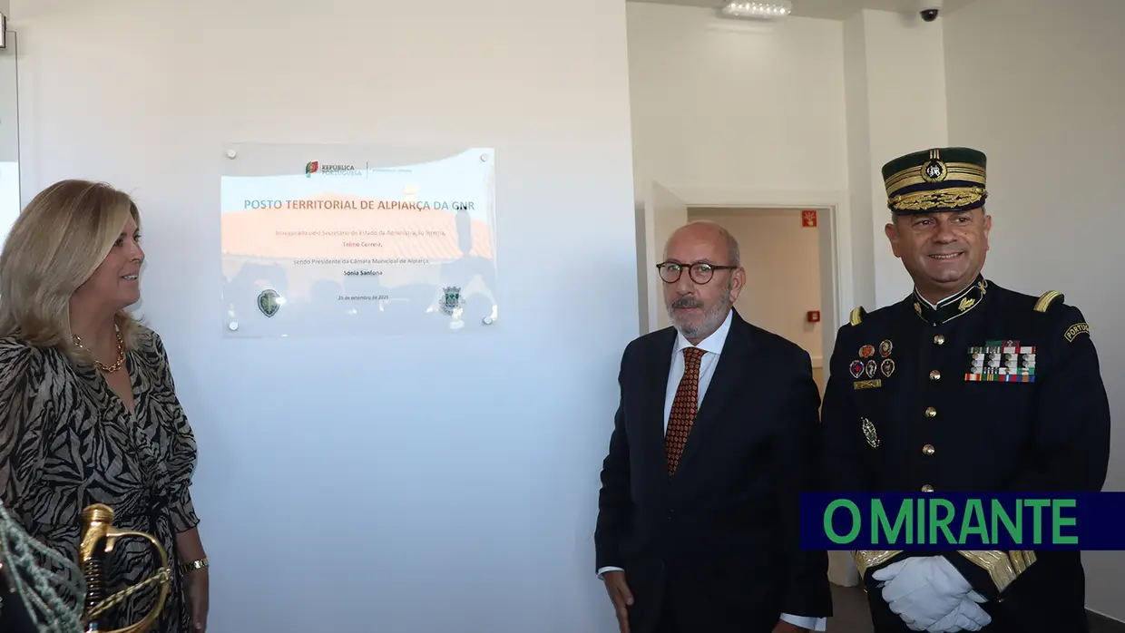 Novo quartel da GNR de Alpiarça inaugurado após três décadas de espera