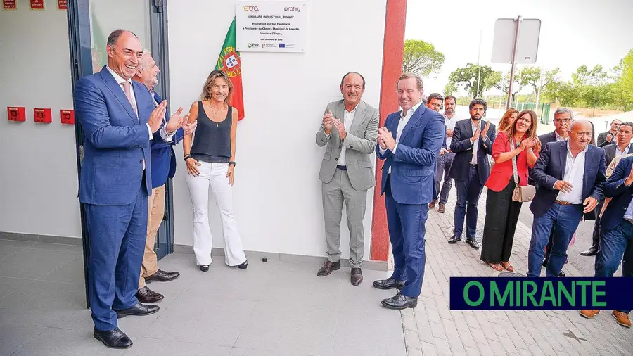 Autarca de Coruche destaca impacto de nova unidade da ETSA no emprego e na economia local Autarca de Coruche destaca impacto de nova unidade da ETSA no emprego e na economia local