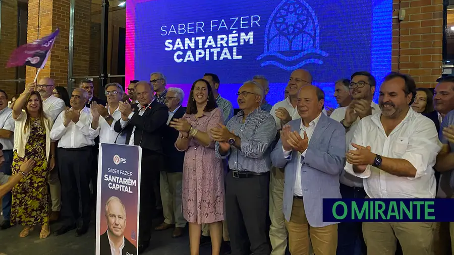 Jantar de campanha do PS em Santarém com líder nacional do partido a apoiar