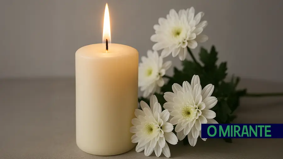 luto vela flores