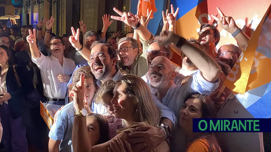 O PS recebeu mais votos, mas é o PSD quem tem mais razões para cantar vitória no distrito de Santarém