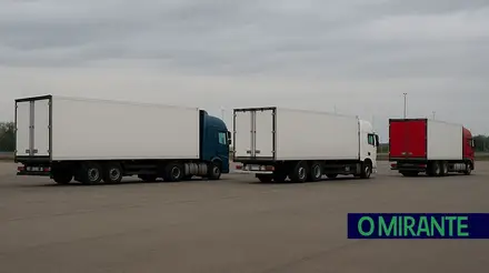 camiões parque de pesados transportes
