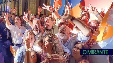 AD venceu em toda a linha em Santarém mas sem maioria absoluta AD venceu em toda a linha em Santarém mas sem maioria absoluta