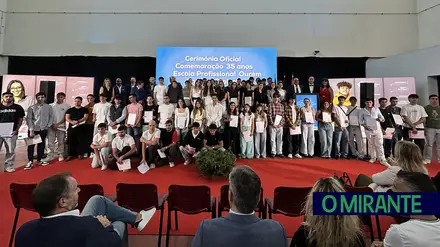 Escola Profissional de Ourém celebrou 35 anos com entrega de diplomas a alunos finalistas