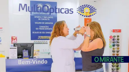 Feira Nova de Santa Iria com consulta de visão gratuita na Multiopticas de Ourém