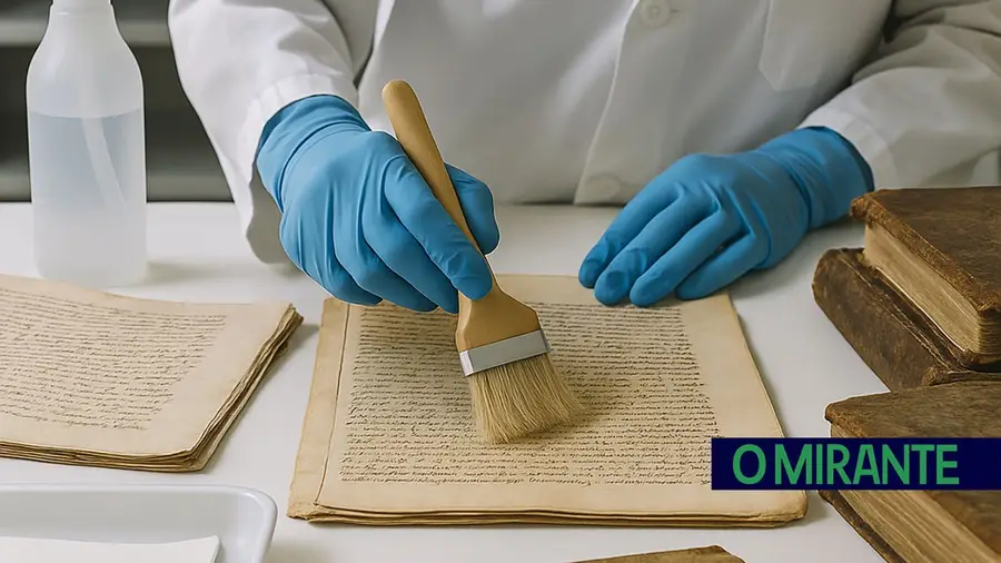 limpeza museu documentos restauro