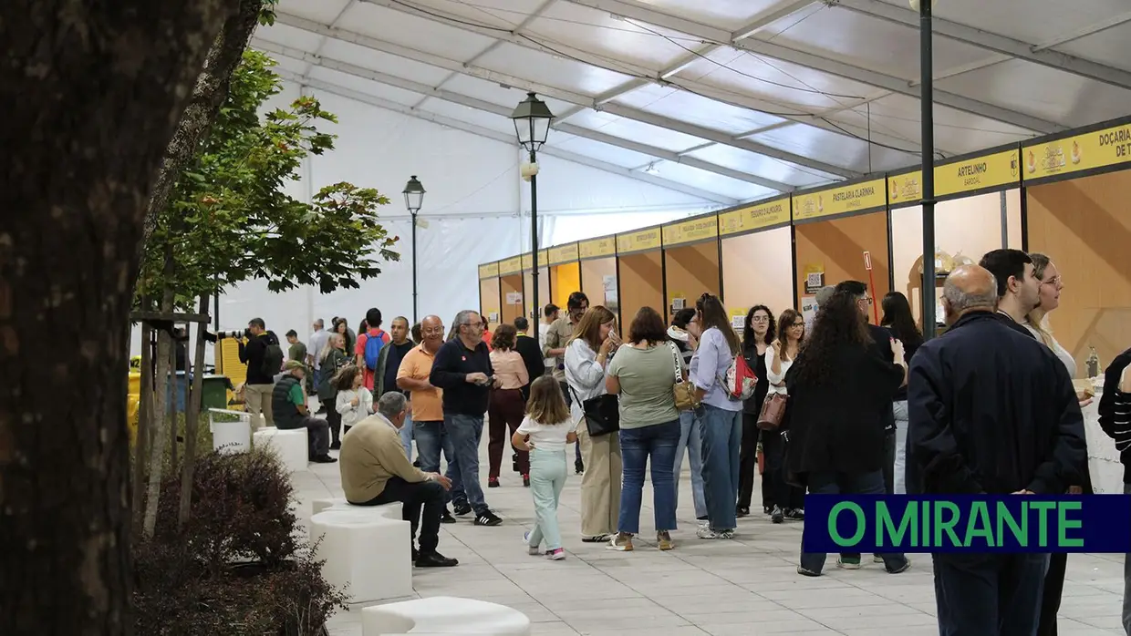 Feira Nacional de Doçaria Tradicional está decorrer em Abrantes