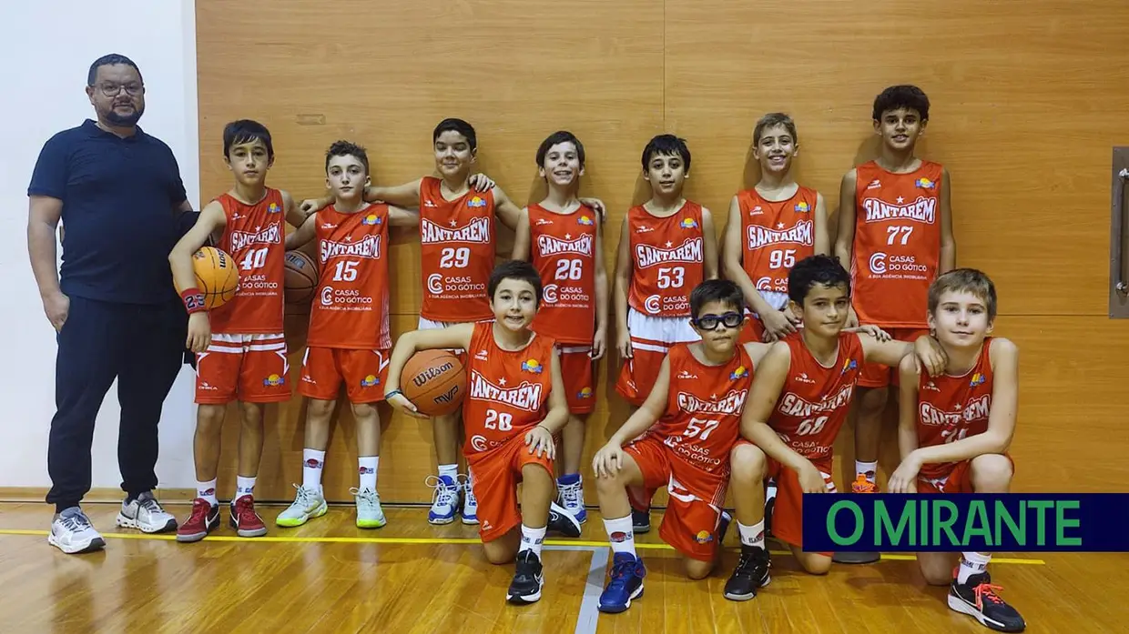 Escalões jovens do Santarém Basket venceram todos os jogos no fim de semana