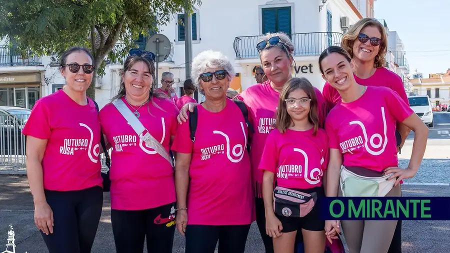 Benavente pintou-se de rosa pela prevenção do cancro da mama