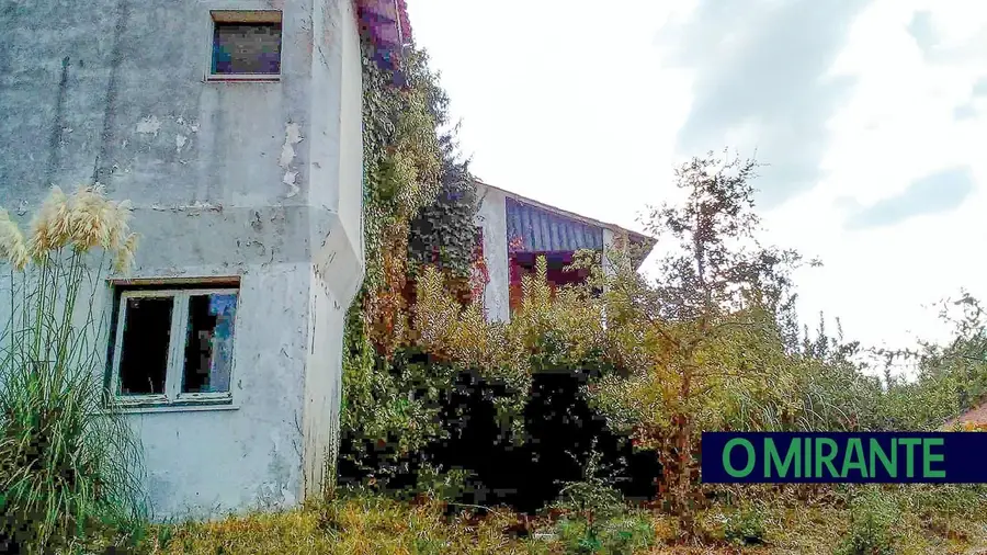 Parte do antigo bairro da Caima em Constância Sul está ao abandono há vários anos