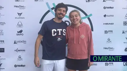 Maria Rodrigues e Daniel Gomes conquistam título nacional de padel para o Clube Ténis de Santarém