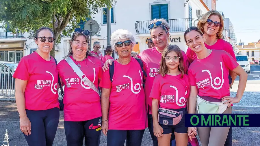 Benavente pintou-se de rosa pela prevenção do cancro da mama